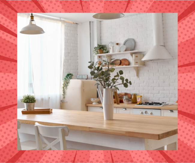 Kitchen shelves